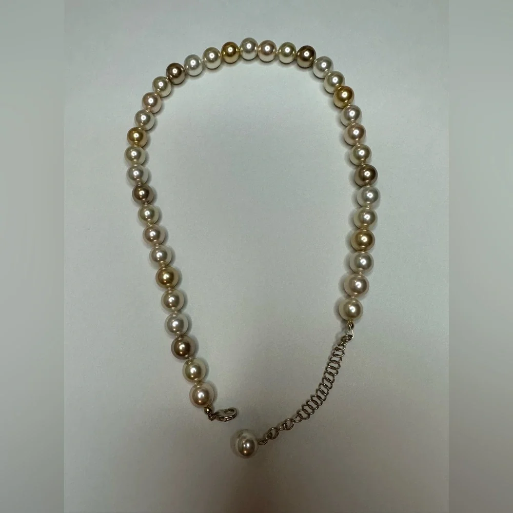 Cookie Lee women’s pearl necklace - Picture 3 of 7